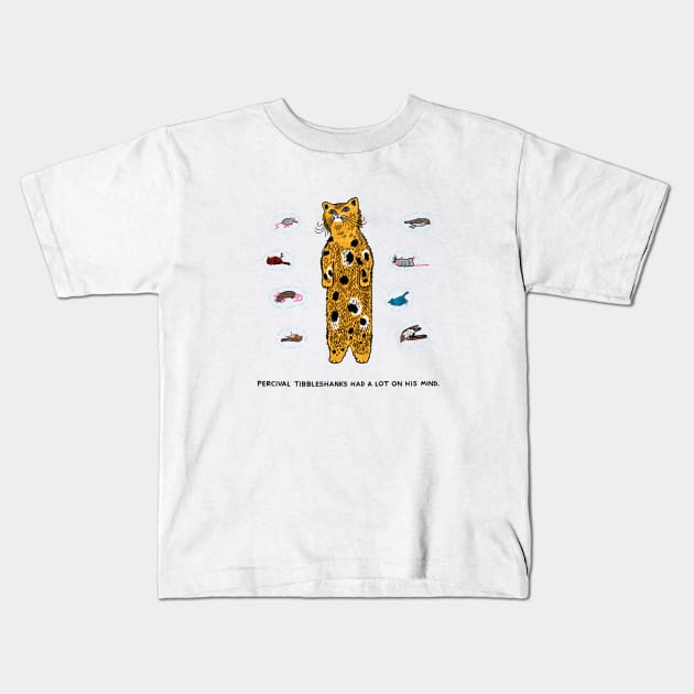 Inside The Mind Of Percival Tibbleshanks Kids T-Shirt by sonhouse5